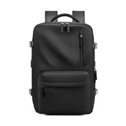 Travel backpack with shoes compartment