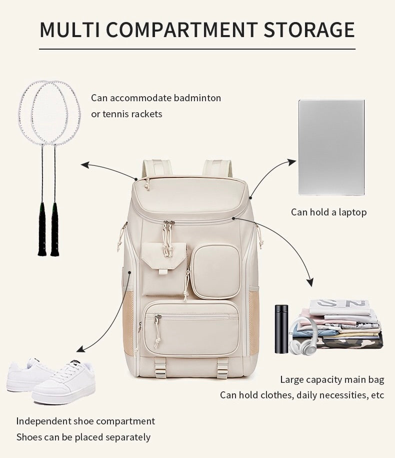 Waterproof tennis/travel bag