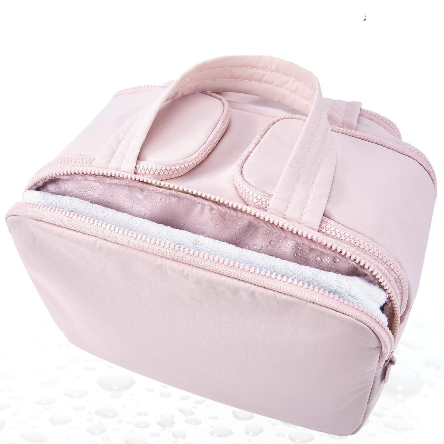 Large capacity cosmetic bag