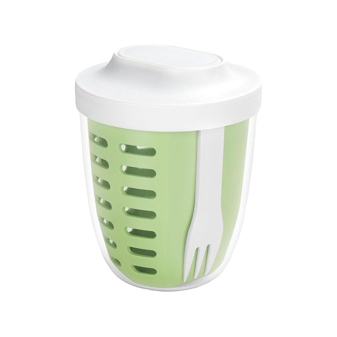 fruit&salad storage cup with lids and fork