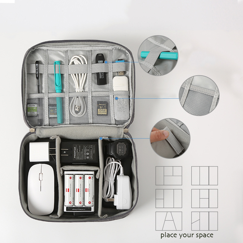 Large capacity charger & accessories organizer