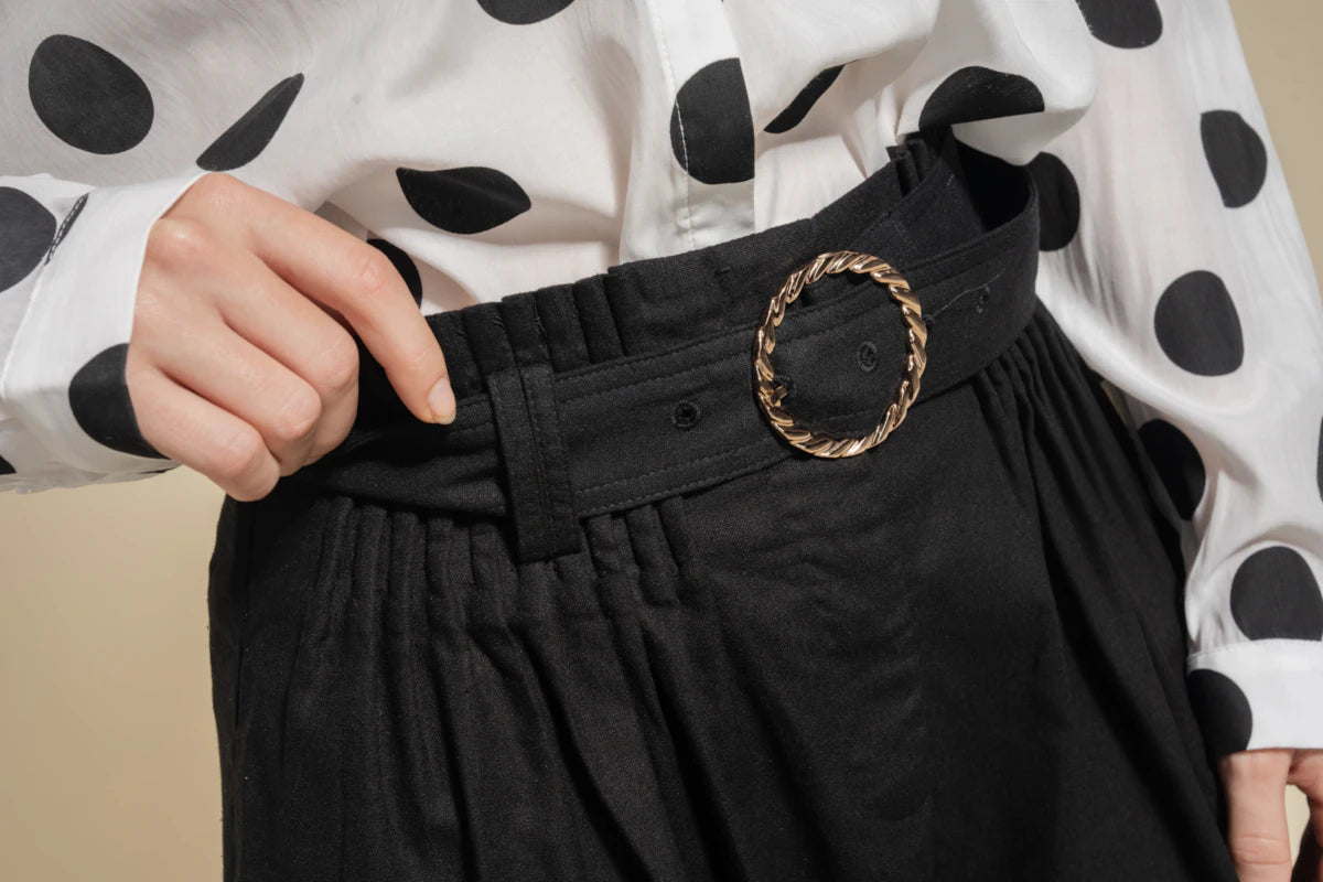 Amara Belted Wide-Leg Short