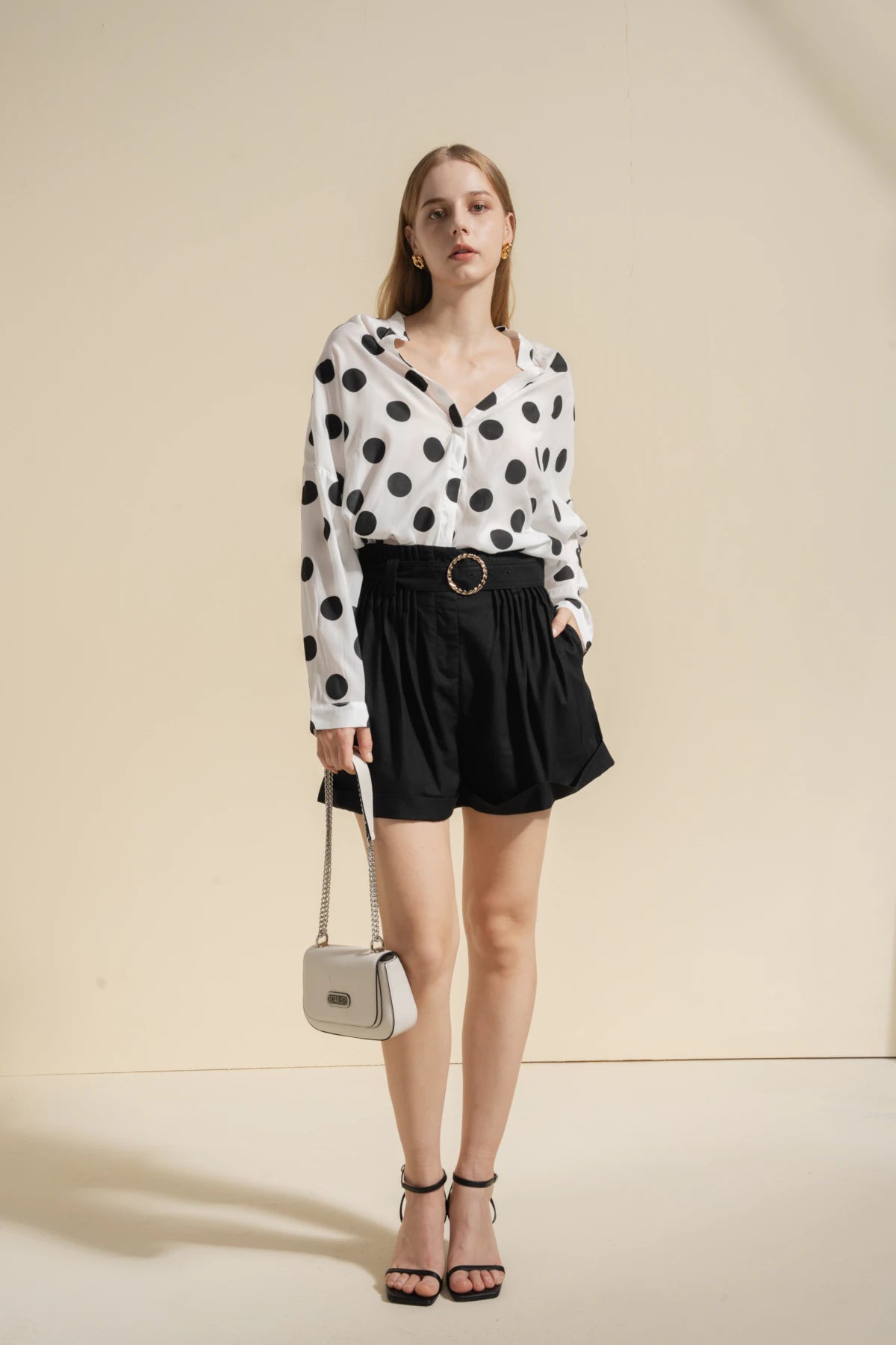 Amara Belted Wide-Leg Short