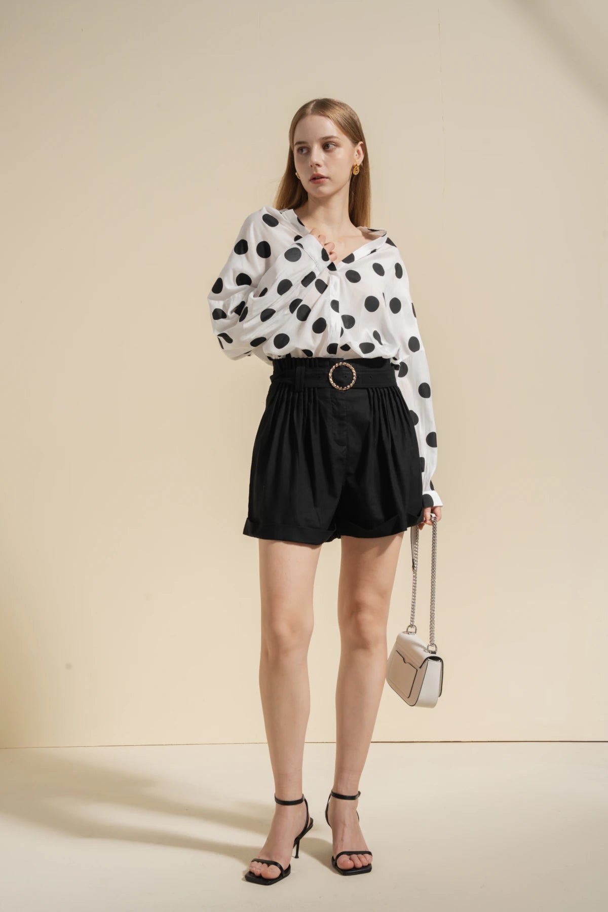 Amara Belted Wide-Leg Short
