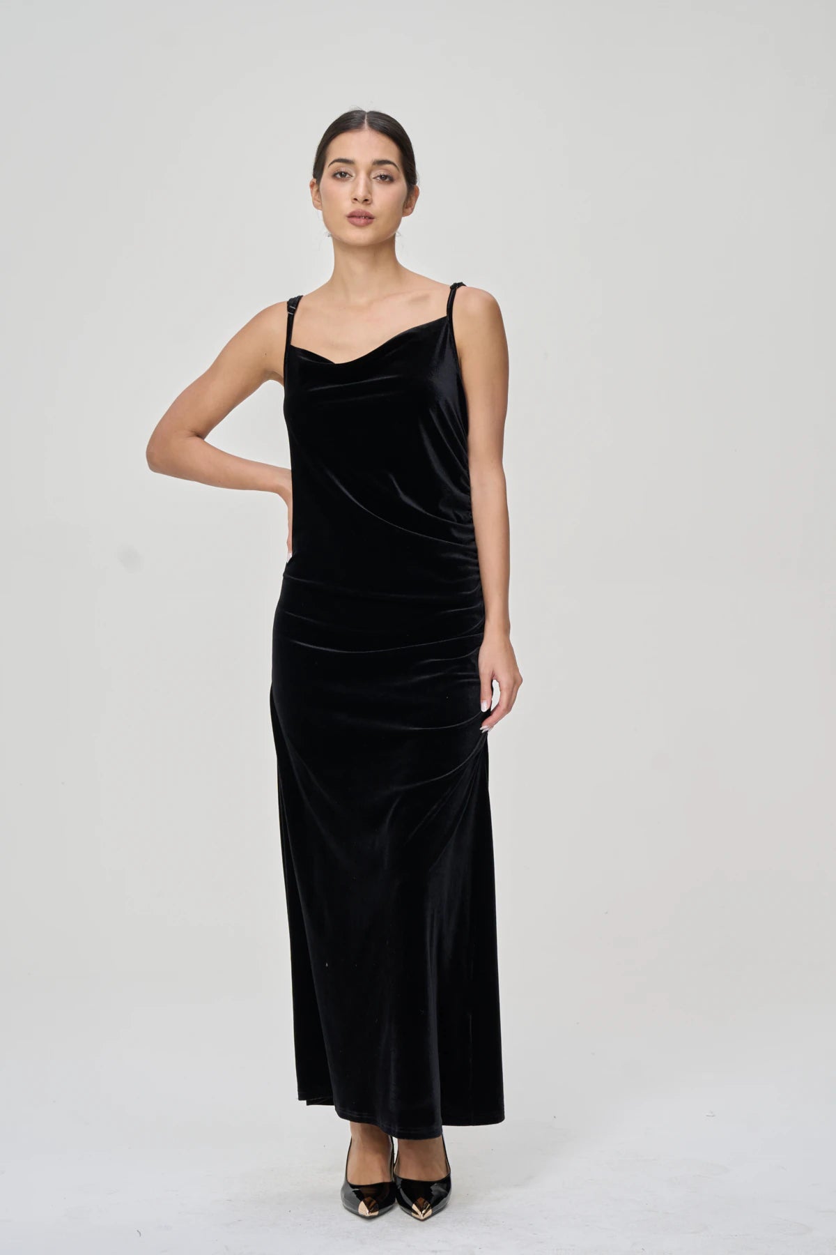 Audrey Velvet Slip Dress
