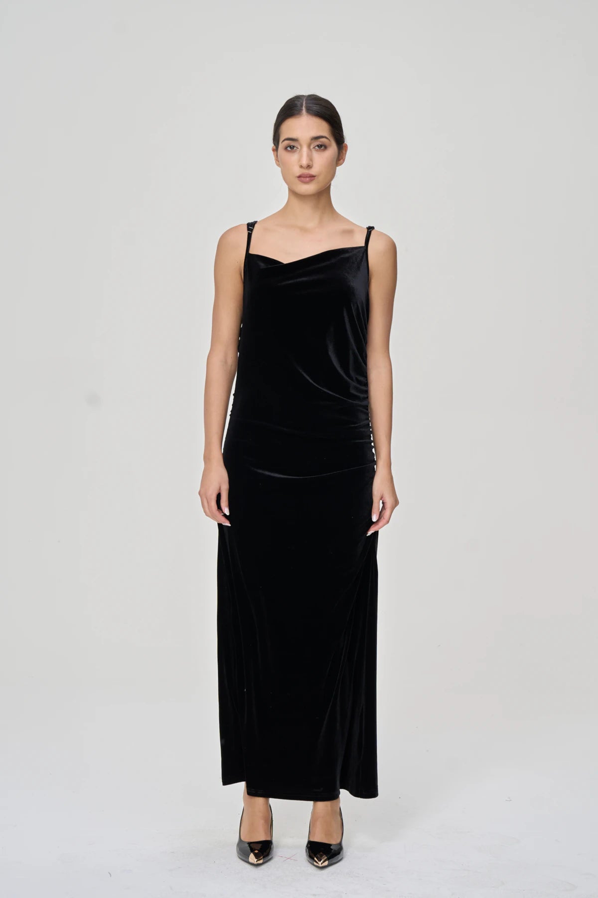 Audrey Velvet Slip Dress