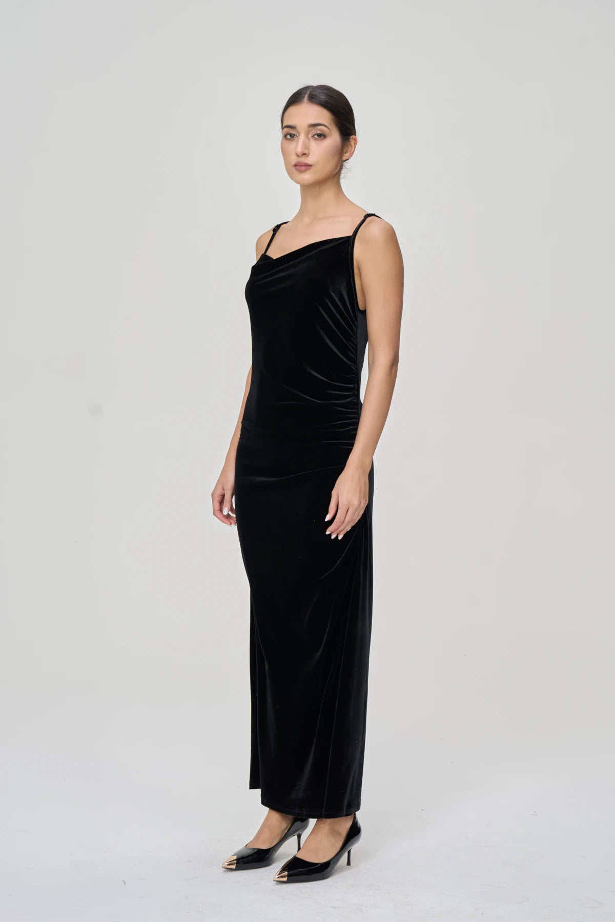 Audrey Velvet Slip Dress