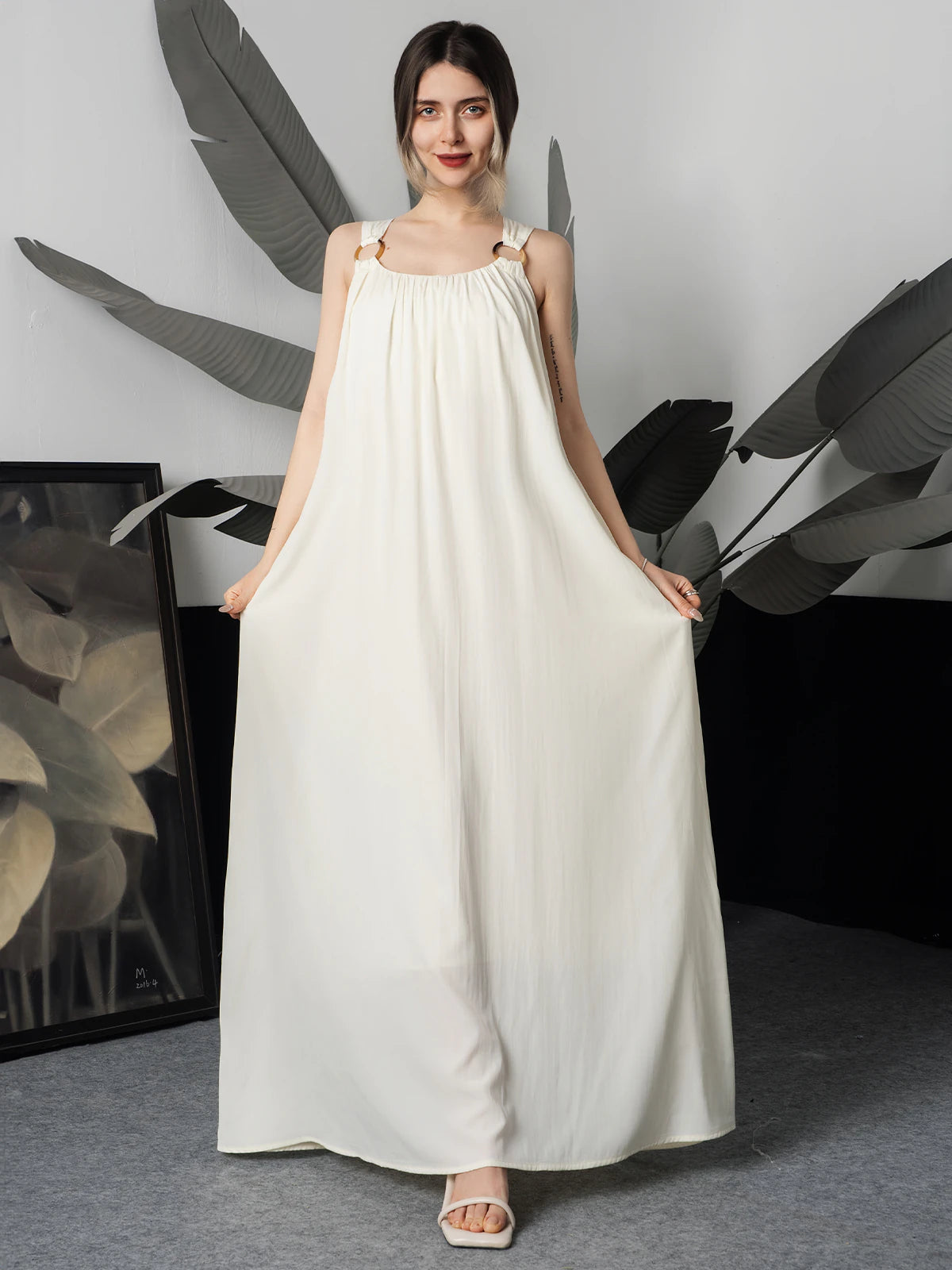 Isla Open-Back Maxi Dress