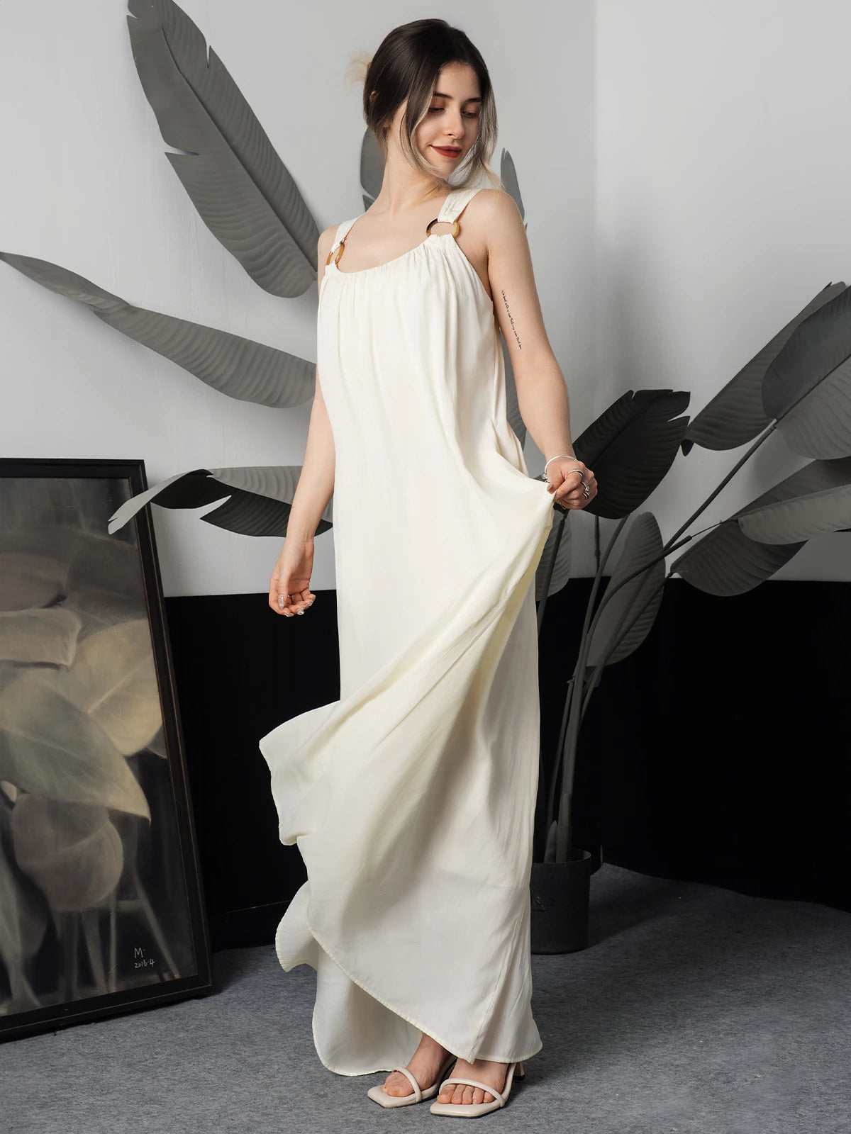 Isla Open-Back Maxi Dress