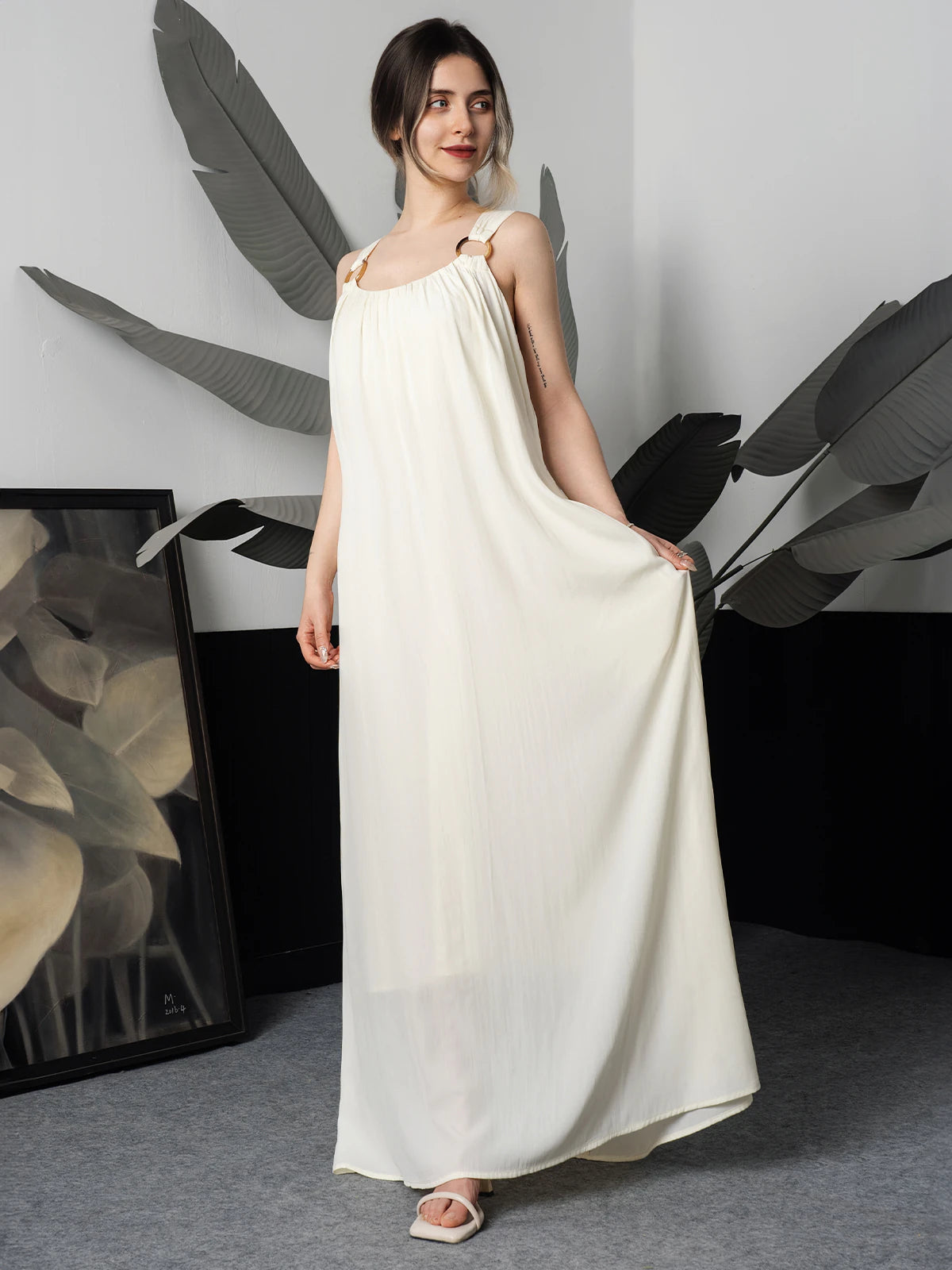 Isla Open-Back Maxi Dress